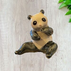 Vintage Ceramic Panda Bear Cub 2”